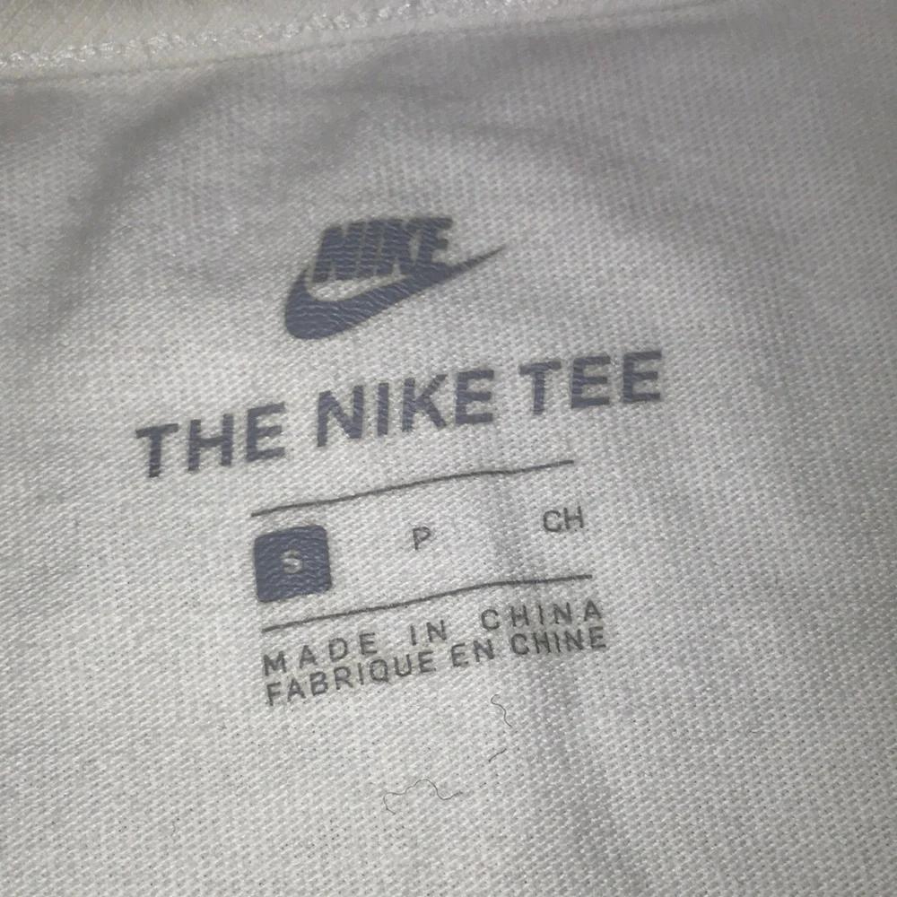 Nike‎ White Tee with Bold Black & Orange 